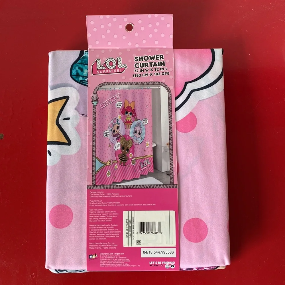 L.O.L. SURPRISE! NEW Shower Curtain